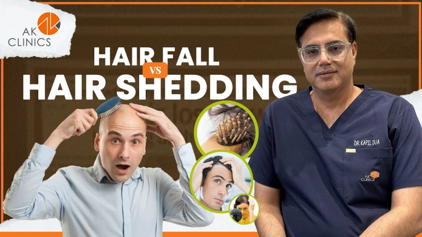 hairfall vs hair shedding